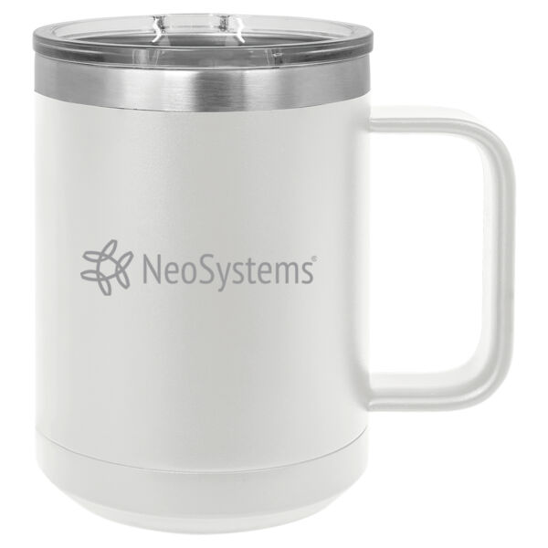   - 15 Oz. Polar Camel Stainless Steel Vacuum Insulated Handle Mug Thumbnail