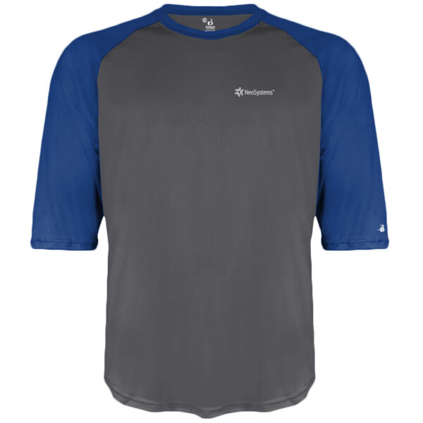   - B-Core Three-Quarter Sleeve Baseball T-Shirt Thumbnail